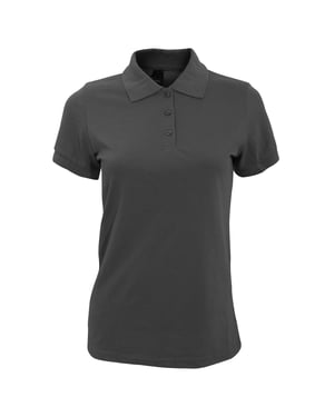 SOLS Dames/dames Prime Pique Polo Shirt (Donkergrijs)
