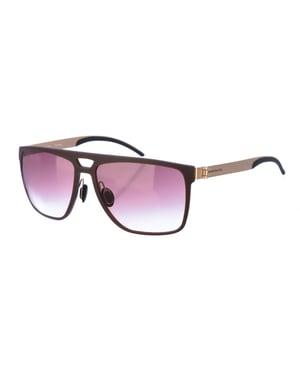 Rectangular shaped acetate sunglasses M7008 men