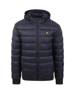 Donker marineblauw gewatteerd gewatteerd jack van Lyle & Scott