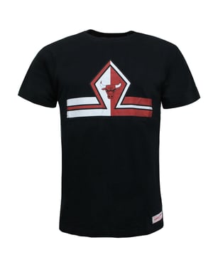 Mitchell & Ness Short Split Trad Chicago Bulls T-shirt för herrar