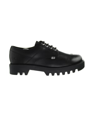 Kickers Kizziie Derby Heren Zwart Schoenen
