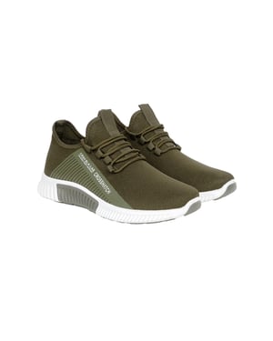 Crosshatch Heren Nimbus Trainers (Olijf)