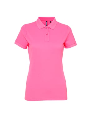 Asquith & Fox Dames/dames Performance Blend Poloshirt met korte mouwen (Neonroze)