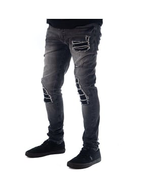 Mens Skinny Fit Ripped Jeans