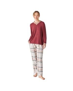 JJBEP1401 långärmad pyjamas för kvinnor