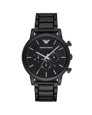 Emporio Armani AR1895 Luigi Zwart Chronograaf Herenhorloge