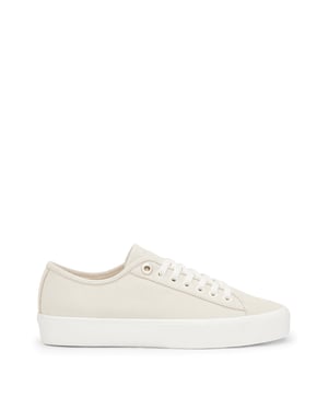 Women's Boss AidenLM Tennis Trainers in White