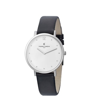 Pierre Cardin Belleville Simplicity dameshorloge Zwart CBV.1007