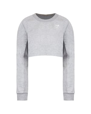 Gymshark Trui in Grijze Mergel voor dames
