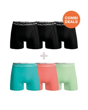 Muchachomalo Boxershorts för män - 3-pack Combideal - Kalsonger för män