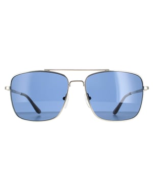 Calvin Klein zonnebril CK19136S 045 SILVERS ROOK GROOK GREY