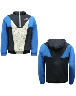 Sergio Tacchini Coltan Zip Up Heren Track Top Hooded Jacket Navy 38031 216 EE111