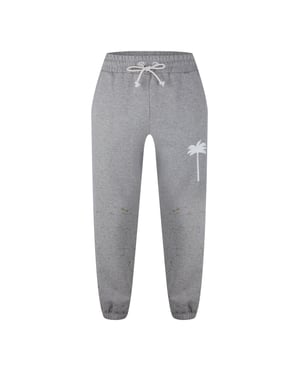 Men's Palm Angels PXP Painted Classic Sweatpants in Grey