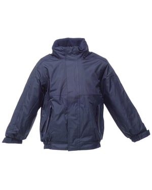 Regatta Kids Unisex Thermoguard Fleece Lined Dover Jacket (Winddicht & Waterdicht) (Marine/Navy)