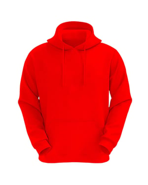 VR2 Denim Mens Plain Hoodie Long Sleeve Pullover