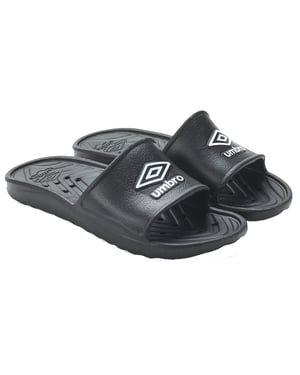 Umbro Heren Douche Sliders (Zwart/Wit)