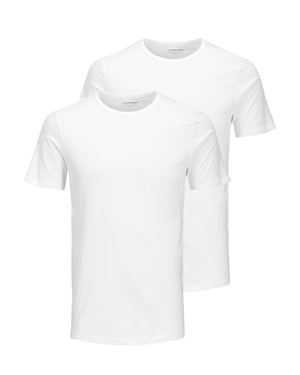 Jack & Jones Pack of 2 Mens Cotton T-Shirt O-Neck