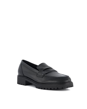 Dune Ladies WF GILD Wide Fit Cleated Penny Loafers