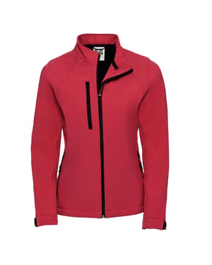 Russell Dames/dames Soft Shell-jas (Klassiek rood)