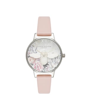 Olivia Burton Ladies Watch Quartz silver