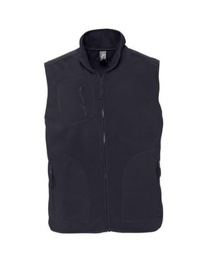 SOLS Volwassen uniseks fleece vest van Noorwegen (Houtskool Grijs Effen)