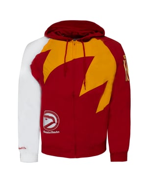 Mitchell & Ness Shark Atlanta Hawks Mens Jacket