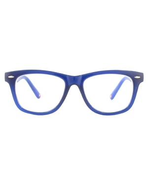 Montana Rectangular Blue Kidss Glasses Frames