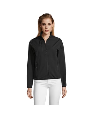 SOLS Dames/dames Radian Soft Shell Jacket (Zwart)