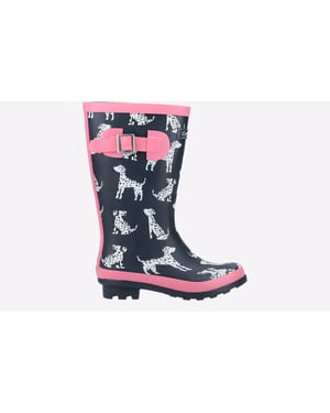 Cotswold Dalmatian Wellington Boots Junior