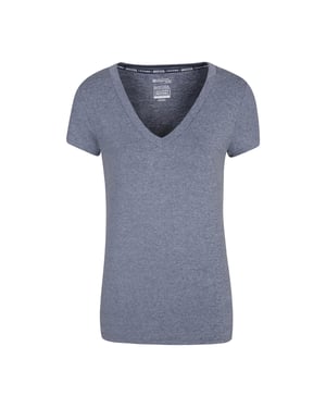 Mountain Warehouse Dames/Dames Vitaliteit V Hals T-shirt (Marine)