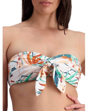 Vintage Bloom Strapless Bandeau