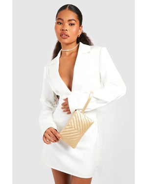 Quilted Basic Clutch Bag