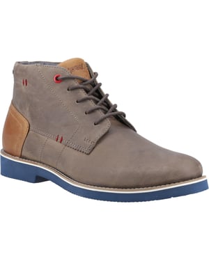 Pod Aries Leather Men's Grey Boots