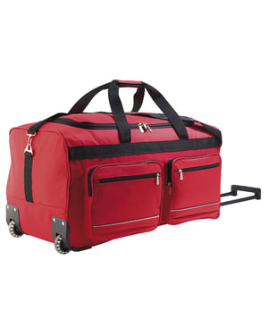 SOLS Voyager Rolling Travel Holdall Bag (Red)