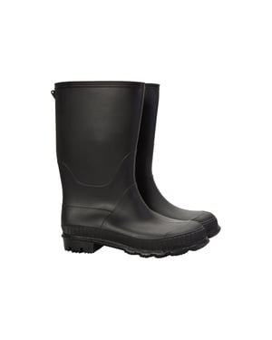Mountain Warehouse Kinder/Kinder effen Wellington Laarzen (Zwart)