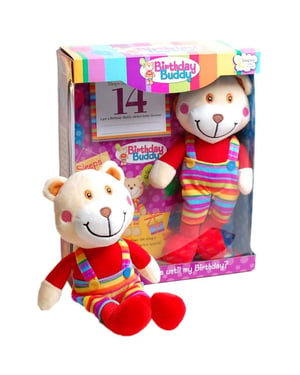 Doodle Birthday Buddy Count Down Birthday Bear Toy-Boy