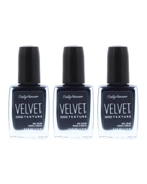 Sally Hansen Velvet Texture Nail Color 11.8ml - 680 Deluxe x 3
