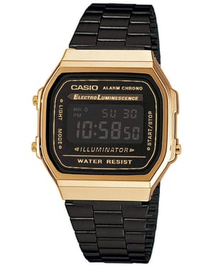 Casio Casio Retro Unisex's Black Watch A168WEGB-1BEF