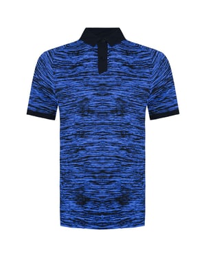 Under Armour Iso-Chill ABE Twist Heren Blauw/Zwart Poloshirt