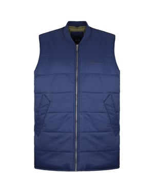 Ben Sherman Quiltad Marin Gilet för män