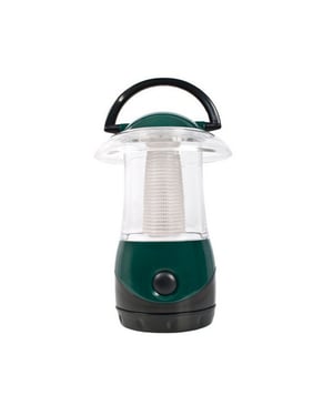 Trespass Embers 4 LED Battery Lightweight Lantern (Dark Green)