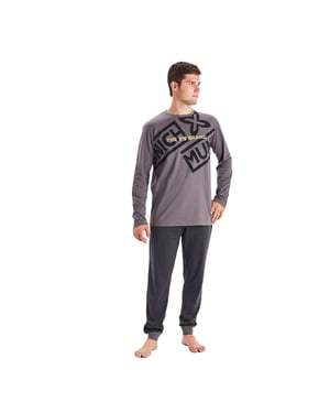 Winter pajamas long sleeve round neck MU1 men