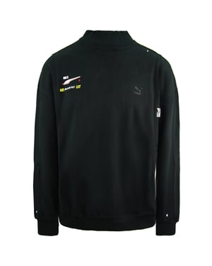 Puma x Ader Error Crew Neck Long Sleeve Sweatshirt Black Mens Jumper 595539 01