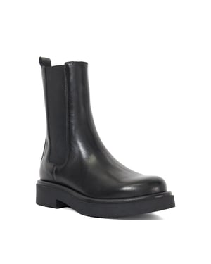 Dune Ladies Palmo - Chunky Leather Chelsea Boots