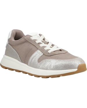 TOMS TRVL Lite Retro Läder Damskor Silver Träningsskor