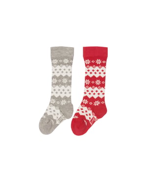 Kite Clothing 2 Pack Snowflake Socks