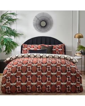 furn. Avalon Geometric Duvet Cover Set