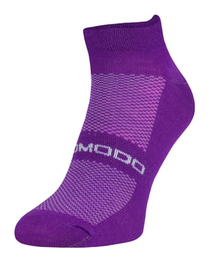 Comodo - Unisex Merino Wool Running Socks | Lightweight Sport Socks - Fuchsia