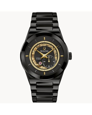 Bulova Millennia Collectie Heren Zwarte Horloge 98A291