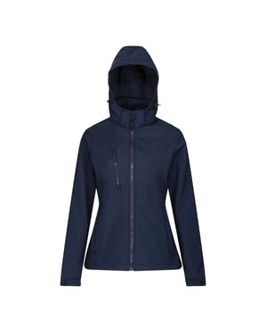 Regatta Dames/dames Venturer 3-lagige Membraan Soft Shell Jacket (Marine)